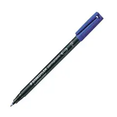 Marcador Permanente Fino Lumocolor 318F 0,6mm Azul 1un