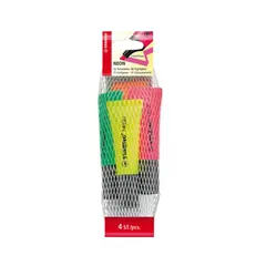 Marcador Fluorescente Stabilo 72/4 4 Cores Neon 4un