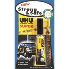 Cola Rápida 7g UHU Strong Safe Blister 1un