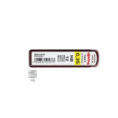 Minas Grafite 0,35 HB Rotring Rotring 12un