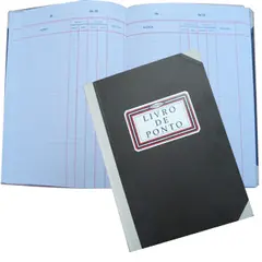 Livro de Ponto 100 Folhas Marca 320 Modelo 1844031 | Loja BluePixel