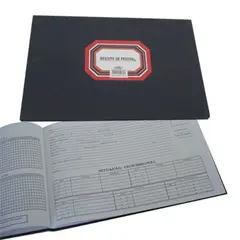 Livro de Registo Cadastro Pessoal 50 Folhas - Marca 320 | Papelaria de Qualidade em Portugal