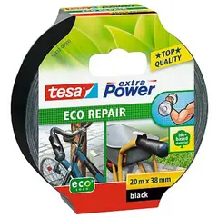 Fita Adesiva Extra Power Eco Tesa 38mm x 10m Preto | Alta resistência e durabilidade