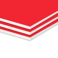 Placa K-Line Vermelho 5mm 50x70cm Pack 40un - Alta qualidade | bluepixel.pt