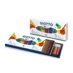 Lápis Cor Stilnovo + Marcadores Turbo Color 90un (50+40)