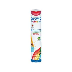 Lápis Cor 12un Copo Metálico Giotto Colors 3.0 18cm