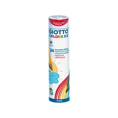 Lápis Cor 24un Copo Metálico Giotto Colors 3.0 18cm