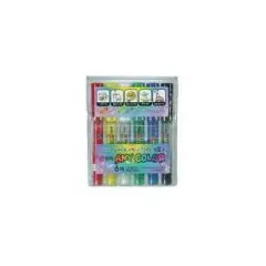 Marcador Grosso Any-Color 6 Cores Pvc Set