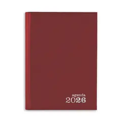 Agenda Diária 2026 Basic 140x200mm Vermelho