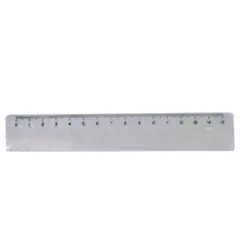 Régua Plástico Cristal 15cm