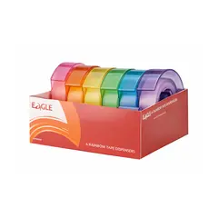 Fita Adesiva 13mmx2m Dispensador Eagle Cx Expositor 6un