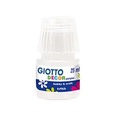 Guache Decor Acrílico Giotto Branco 25ml | Tintas Artísticas de Alta Qualidade