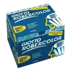 Giz Branco Giotto Robercolor Cx 100un - Material Escolar e Artístico