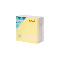 Bloco de Notas Aderentes Eagle Pastel Cubo 75x75mm - 400 Folhas | Loja BluePixel