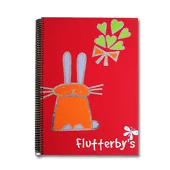 Caderno Espiral A4 Quadriculado Flutterbys 1un - Marca 320 | Loja BluePixel