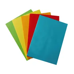 Cartolina A4 Cores Fortes Sortidas 250g - 100 Folhas | Marca 320