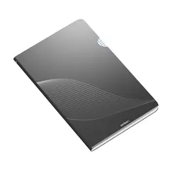 Caderno Agrafado A4 Quadriculado PP Ambar Preto 48 Folhas | Marca 103