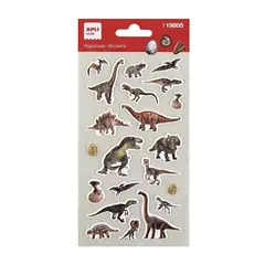 Autocolante Dinossauros Realistas 1 Folha