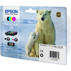 Tinteiro EPSON 26 Multipack 4 Cores + Alarme RF - Expression Premium XP-5xx/6xx/7xx/8xx