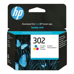 HP 302 original Tri-color Ink cartridge F6U65AE 301 Blister