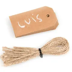 Etiquetas para Embrulhos Kraft - Pack de 12 unidades | Loja BluePixel.pt