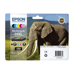 Tinteiro EPSON 24 Multipack 6 Cores XL + Alarme RF - XP-750/760/860/850/950/960/970
