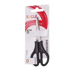 Tesoura Eagle 13cm Preta - Ferramenta de Corte de Alta Precisão | bluepixel.pt