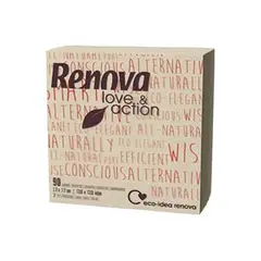 Guardanapos Reciclados Love&Action 22x22cm - 90 Unidades | Marca 388 | Loja BluePixel