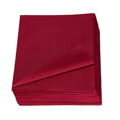Guardanapos 40x40 cm Bordeaux 225 - Pacote de 100 unidades para eventos e refeições