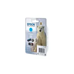 Tinteiro EPSON 26 Ciano - Expression Premium XP-5xx/6xx/7xx/8xx