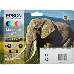 Tinteiro EPSON 24 Multipack 6 Cores + Alarme RF - XP-750/760/860/850/950/960/970