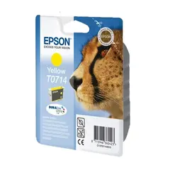Tinteiro EPSON T0714 Amarelo - B40/110, BX3xx/600, D120, DX74xx/84xx/9400, SX2xx/4xx5/5xx/6xx