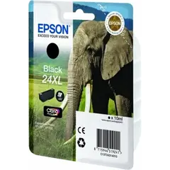 Tinteiro EPSON 24 Preto XL + Alarme RF- Expression Photo XP-55/750/760/850/860/950/960