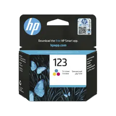HP 123 Tri-color Original Ink Cartridge