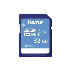 Cartão Memória SDHC 32GB Hama Class 10