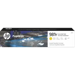 HP 981Y original Extra High Yield Yellow PageWide Cartridge L0R15A