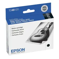 Tinteiro EPSON T0481 Preto - Stylus Photo R200/220/300/320/340, RX500/600//620/640