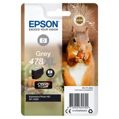 Tinteiro EPSON 478 Cinzento XL + Alarme RF - Expression Photo HD XP-15000