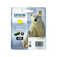 Tinteiro EPSON 26 Amarelo XL - Expression Premium XP-5xx/6xx/7xx/8xx