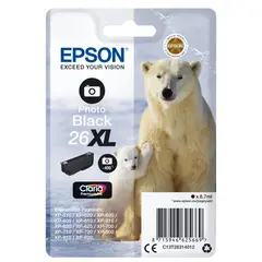 Tinteiro EPSON 26 Preto Foto + Alarme RF - Expression Premium XP-5xx/6xx/7xx/8xx