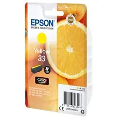 Tinteiro EPSON 33 Amarelo XL + Alarme RF - Expression Home XP-530/630/635/830/900/7100