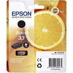 Tinteiro EPSON 33 Preto Foto - Expression Home XP-530/630/635/830/900/7100