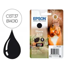 Tinteiro EPSON 378 Preto + Alarme RF - Expression Photo XP-8500/8600/15000