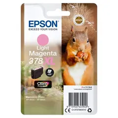 Tinteiro EPSON 378 Magenta Claro XL + Alarme RF - Expression Photo XP-8500/8600/15000