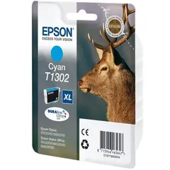 Tinteiro EPSON T1302 Ciano XL + RF - Stylus SX525/620, BX525/625