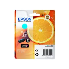 Tinteiro EPSON 33 Ciano XL - Expression Home XP-530/630/635/830/900/7100