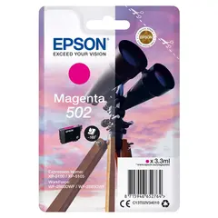 Tinteiro EPSON 502 Magenta + Alarme RF - XP-51xx, WF-286x