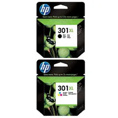 HP 301XL original Ink cartridge CH564EE 301 tri-colour high capacity 330 pages 1-pack Blister multi tag