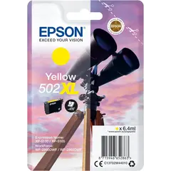 Tinteiro EPSON 502 Amarelo XL + Alarme RF - XP-51xx, WF-286x