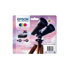 Tinteiro EPSON 502 Multipack 4 Cores XL Black/Std. + Alarme RF - XP-5100/5, WF-2860/5